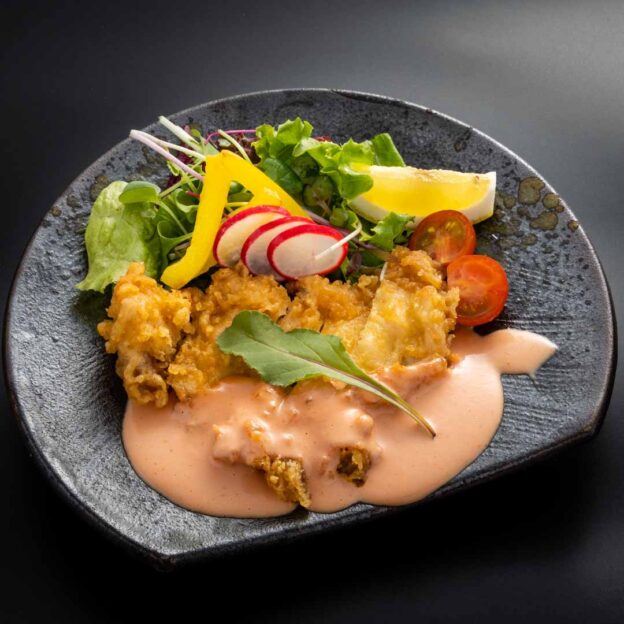チキン半版定食
