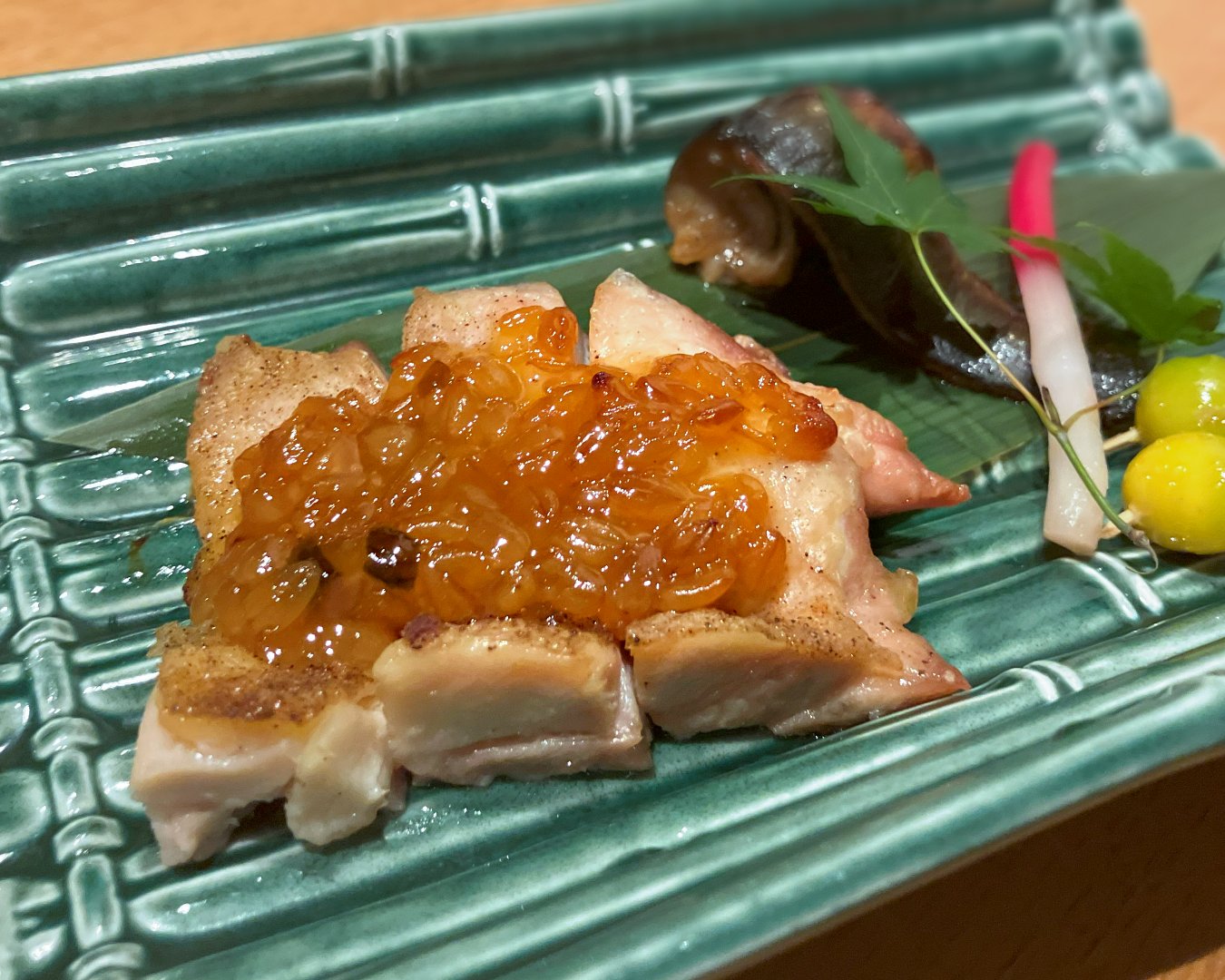 【焼物】若鶏金山寺味噌焼き 秋刀魚幽庵焼き|｜祇園コース