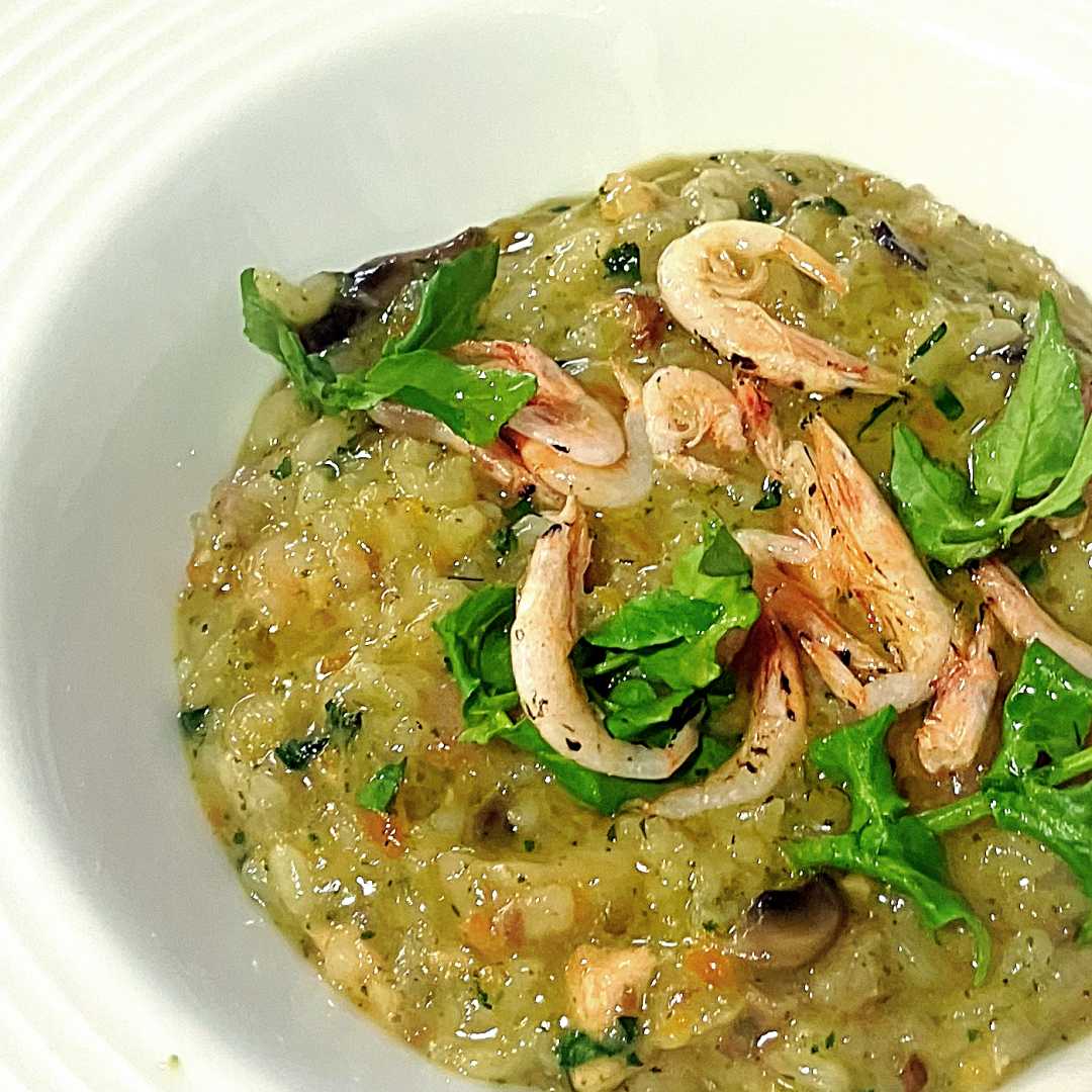 【リゾット】小海老とほうれん草のリゾット＜オッティモ＞